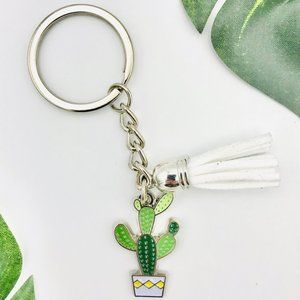 🍍5/$25🍍 Cactus Tassel Key Ring